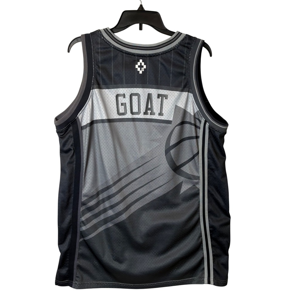 8IGHTH/DSTRKT Mens GOAT Basketball Jersey Black Gray Mesh Graphic Tank 2XL